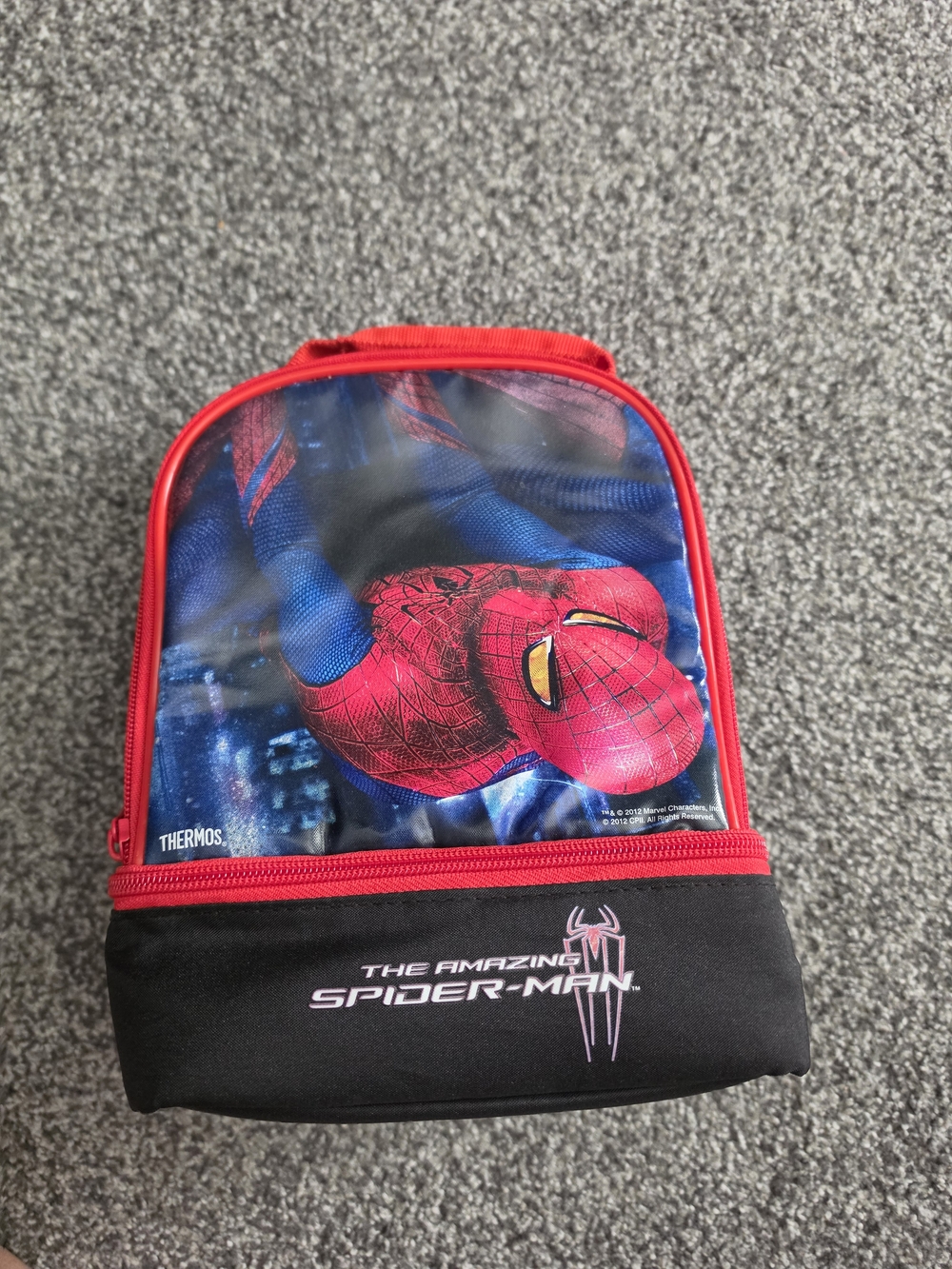 Thermos The Amazing Spider-Man Red and Black Kids Lunch Bag